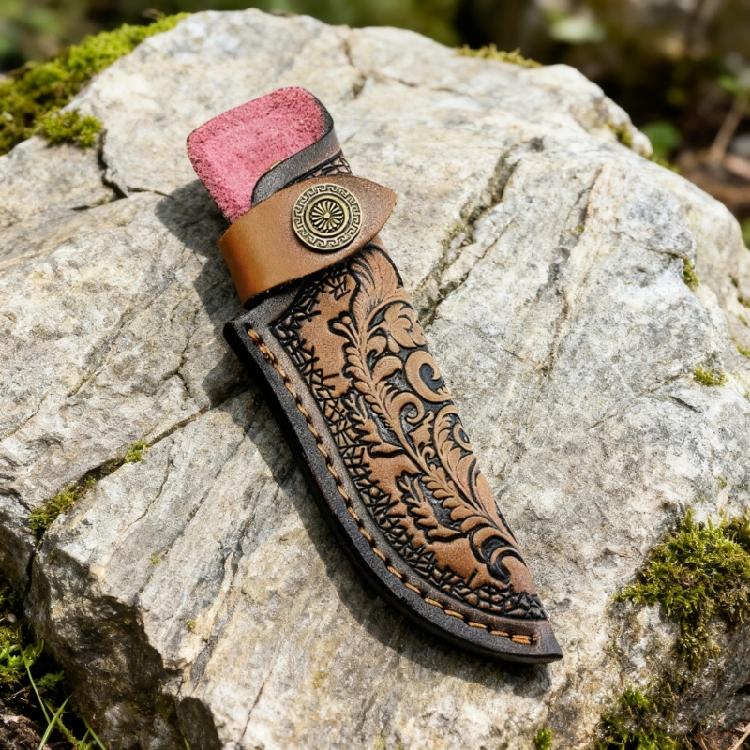Fundas de Cuero para Cuchillos Fijos Cubierta para Cuchillo de Caza Gruesa Equipo para Amantes del Aire Libre
