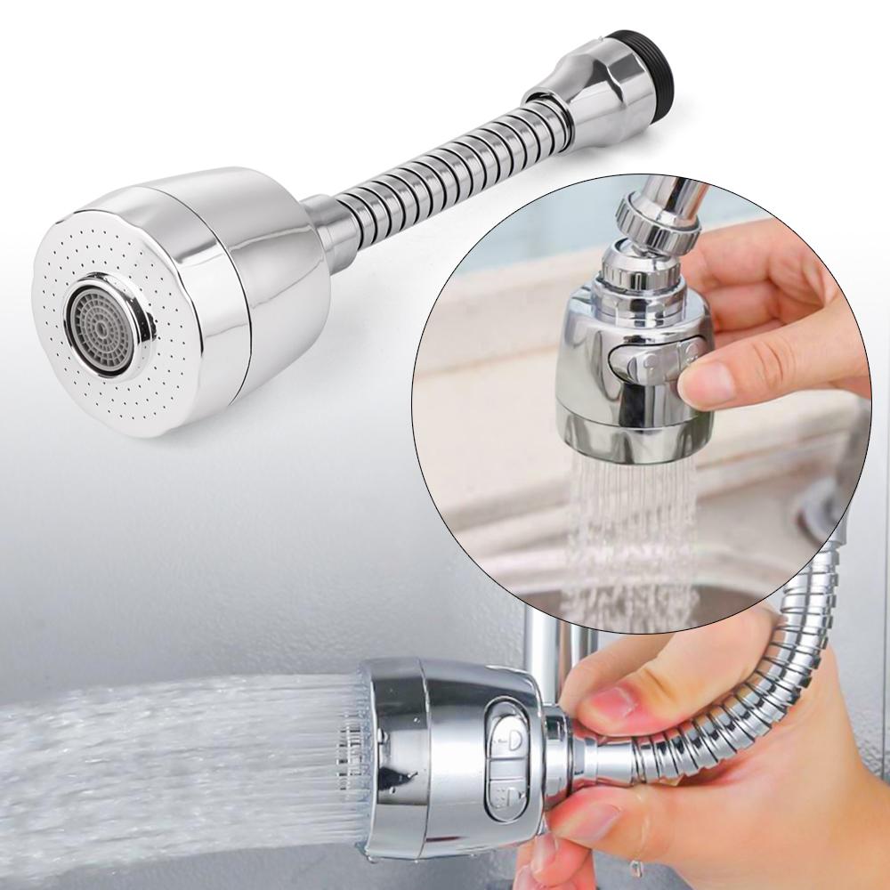 Water Saving Sink Filter Swivel Tap Kitchen Faucet Extender Faucet Nozzle 360 Degree Aerator