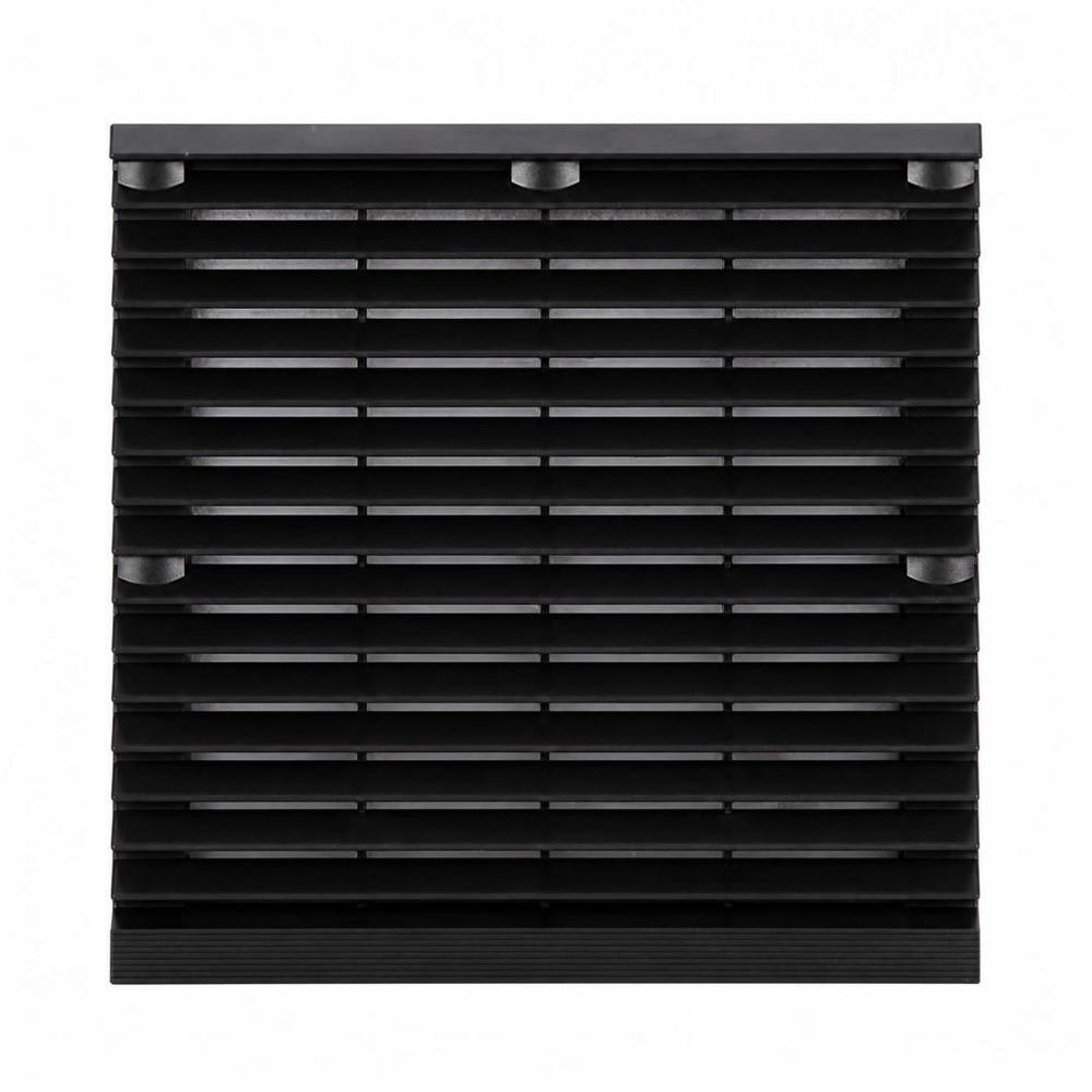 ABS Vent Filter Waterproof Louver Vent Replaceable Filter Fan Guard Equipment Case