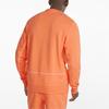 Puma Logo Bestickter Pullover Rundhals Langarm Sweatshirt Herren Sweatshirt Leuchtend-Orange 533249-07