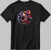 Iron Man Spider-Man Marvel Avengers Short Sleeve White-Black Men's / Women's T Shirt N503