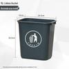 Ally 15L Open-Top Rubber Trash Can