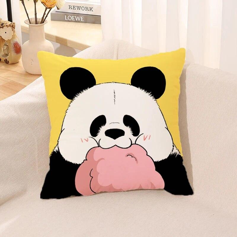 Pillow Panda Pillowcase Sofa Cushion Cover Kawaii  Autumn   Body