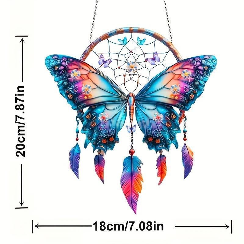 1 Stück Schlossdekoration 2D Acryl Home Hängender Traumfänger Anhänger Farbe Seltsamer Dekorativer Anhänger
