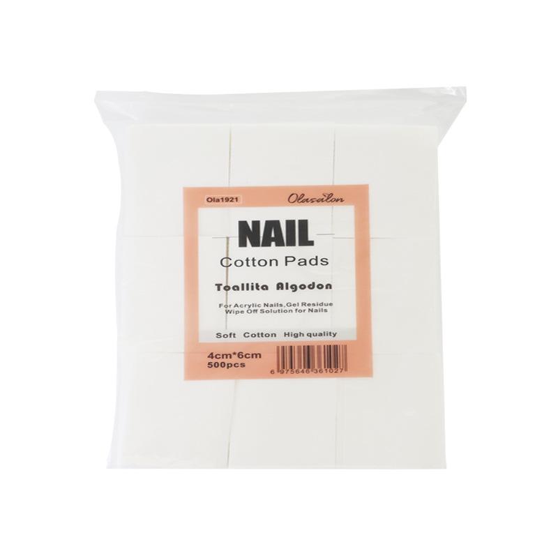 

Cross-Border Hot-Selling Pure Plant Fiber Nail Polish Remover Cotton Pads for Professional Nail Salons