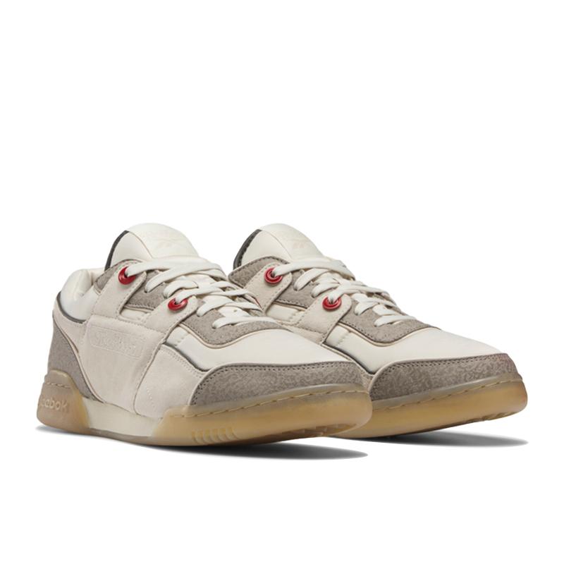 Reebok Workout Plus Casual Low-Top Sneakers Unisex Sneakers Brown IE6810