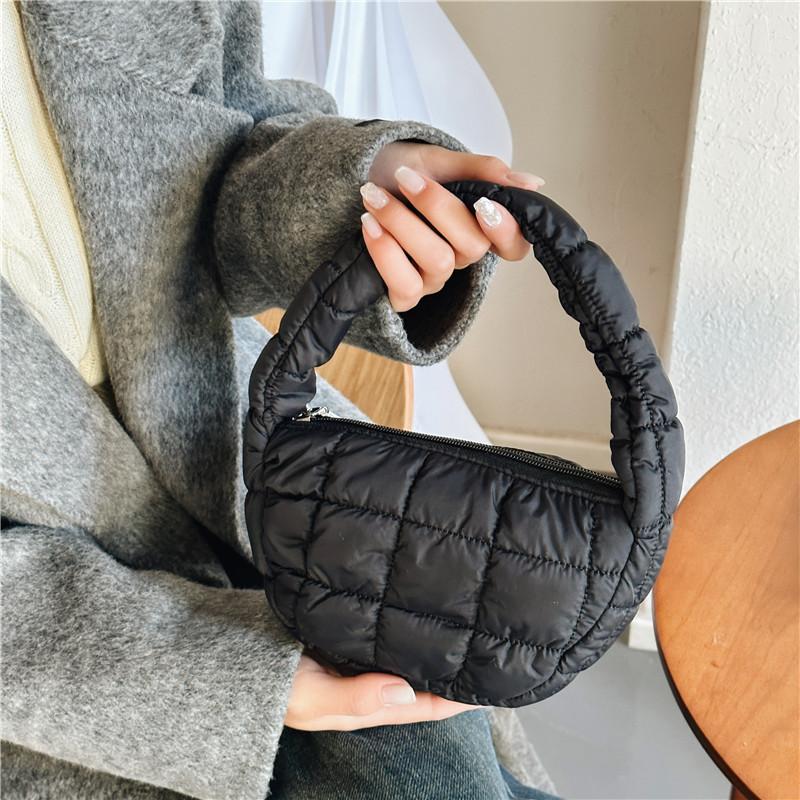 Childrens And Autumn Winter Temperament Portable Simple Texture Girl Cloud Bag