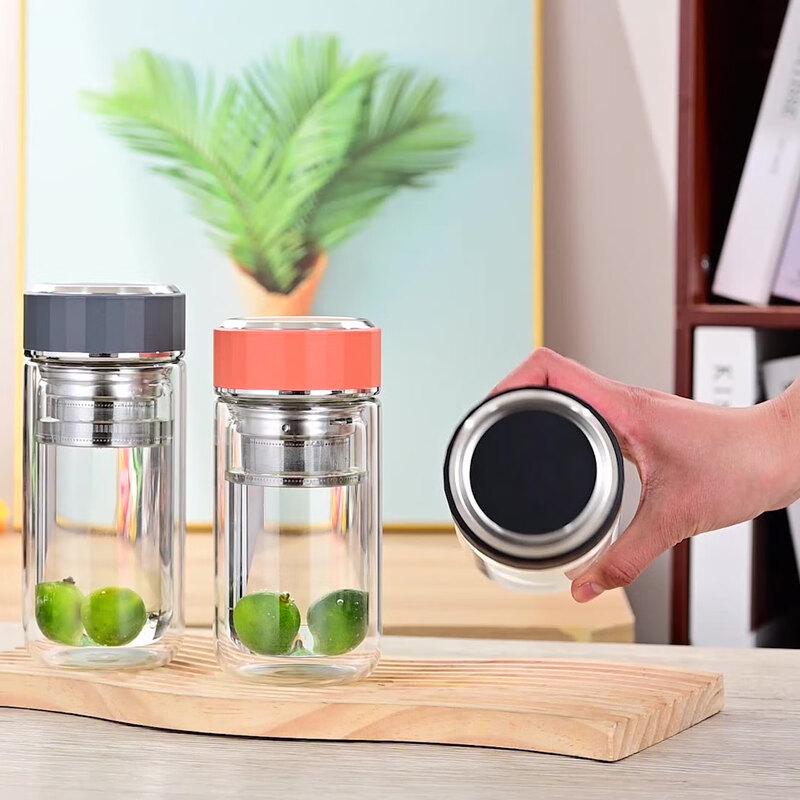 Double-Layer High Borosilicate Glass Tea Cup