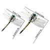 12/6.5cm Simulation Dragonfly Mosquito Repellent Mini Dragonfly Ornament Simulation Dragonfly Animal Model For Outdoor Garden