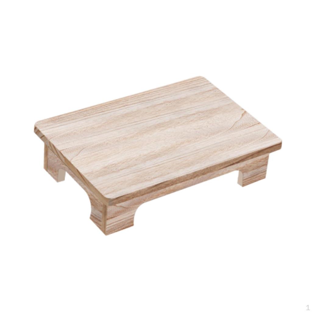 10cm Wooden Coffee Table, Modern Design, for Windowsill And Balcony