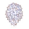 Fashion Rhinestone Crystal Flower Shape Brooches For Women Clothing Coat Jeweley Accessries Gifts