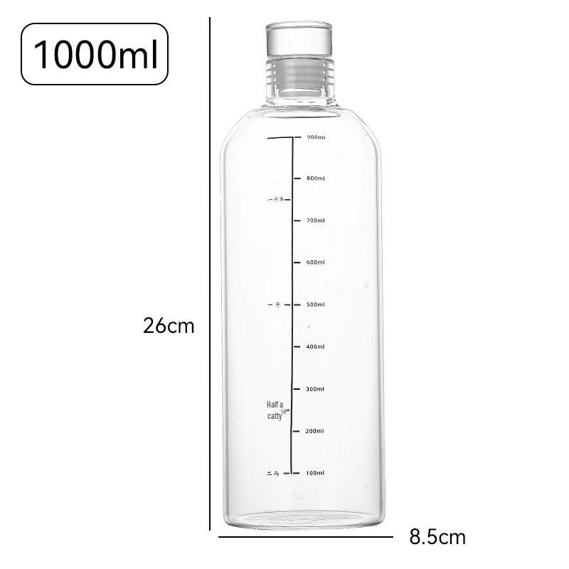 High Borosilicate Graduated Glass Bottle