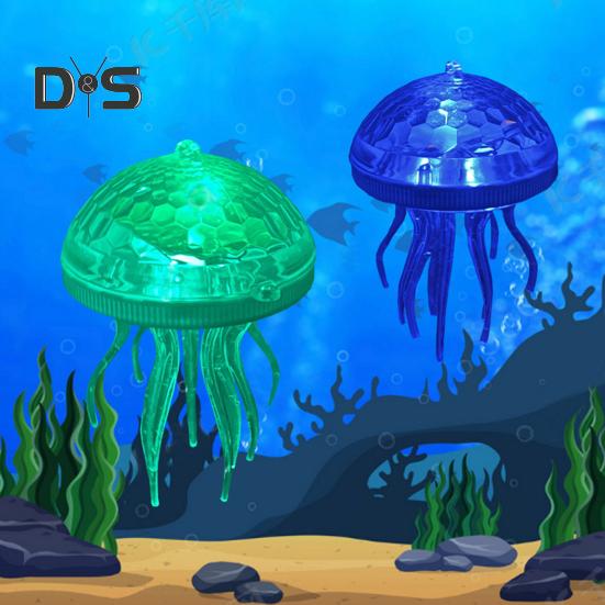 მზის მედუზას ნათურა IP55 წყალგაუმტარი მცურავი აუზის განათება RGB ფერის ცვალებადი LED მედუზას ნათურა საცურაო აუზისთვის, ტბორისთვის, აკვარიუმისთვის