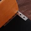 2PCS Chicken beak Hidden Hinges Seven-word Inset Invisible Door Pivot Hinge 360 Degree Rotating Stainless Steel