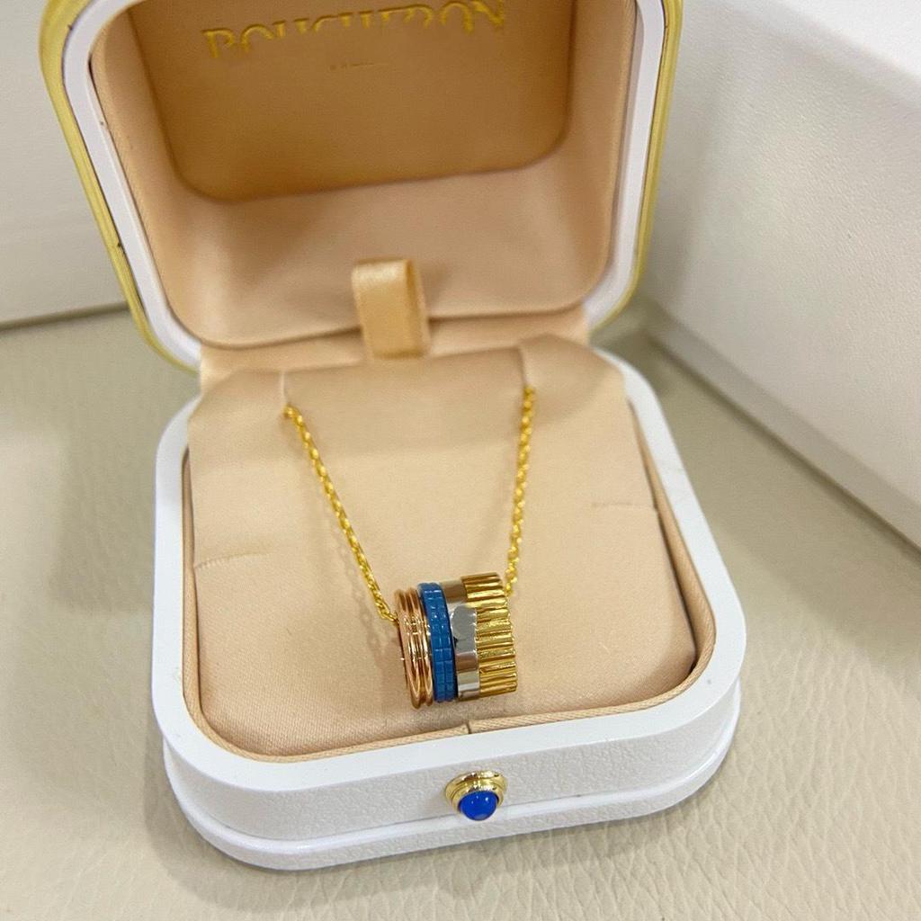 Náhrdelník Baojia Shilon pozlacený 18K růžovým zlatem - Nový luxusní, neblednoucí, dokonalý dárek na Valentýna