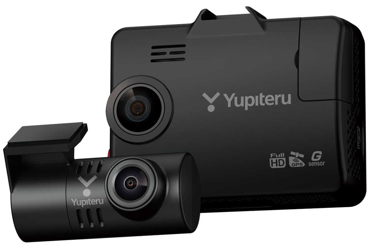 

2025 Новейший видеорегистратор Yupiteru с двумя камерами (передней и задней), с мониторингом парковки STARVIS (передняя и задняя), в качестве автоматического зеркала заднего вида и монитора SN-TW7680d