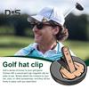 Marker pentru minge de golf cu degetul mijlociu cu clemă magnetică pentru pălărie Instrument de aliniere a mingii rezistent la apă Accesorii de golf pentru iubitorii de golf