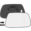 Pair Left + Right Side Wing Heated Mirror Glass Fit for Jeep Grand Cherokee 5142874AA 5142875AA
