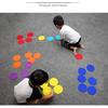 WELSTIK Spot Markers Carpet Markers for Classroom, 4" Rug Circles Marker Dots for Preschool, Kindergarten, and Elementary Teachers,9 Colors (36 Pack)
