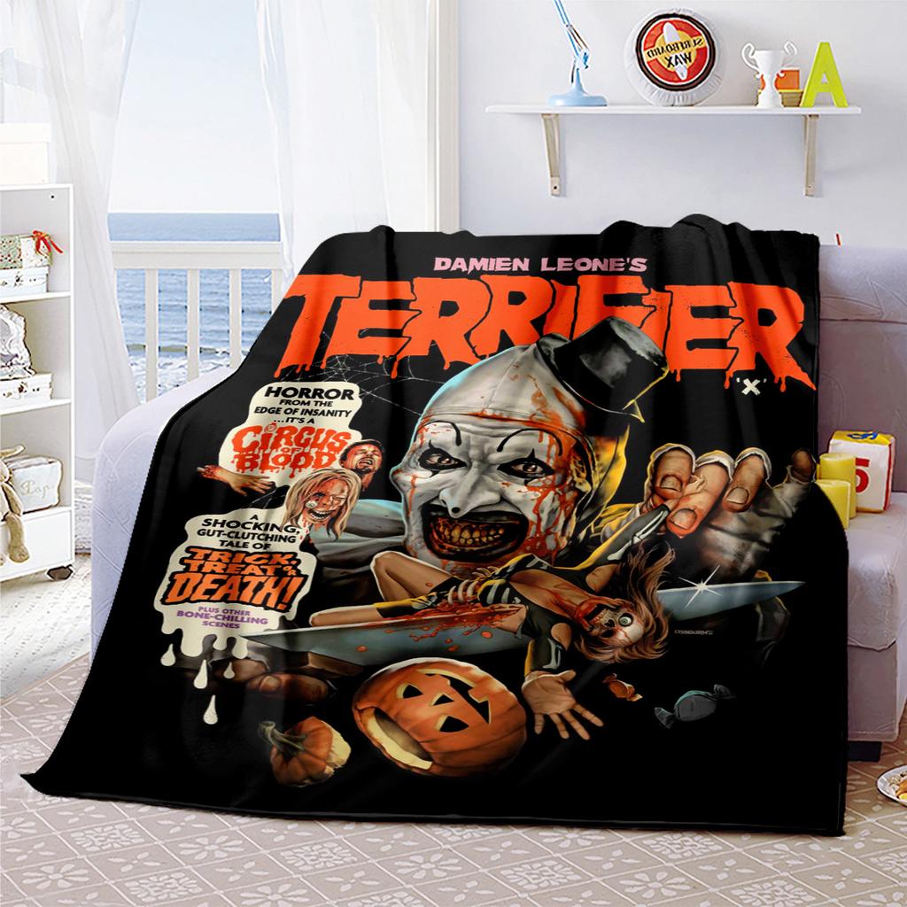 Captain Spauldings Museum Monsters Madmen Clown Blanket Perfect All Seasons Soft Comfortable Sofa Office Nap Travel Festive Gift