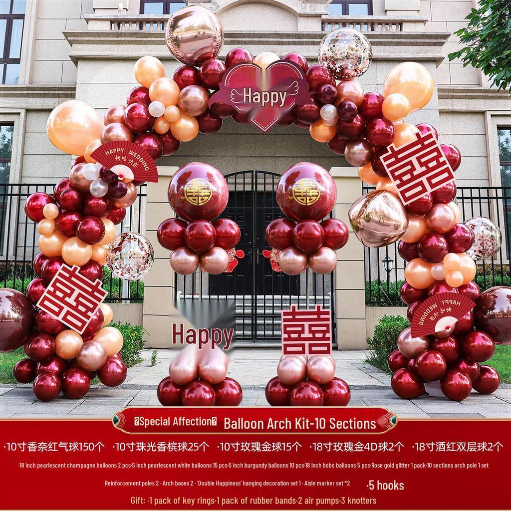 Wedding Balloon Arch Stand for Outdoor Aisle or Doorway Decoration