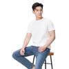 Hongdou Men's 100% Cotton 3-Proof Short Sleeve T-Shirt
