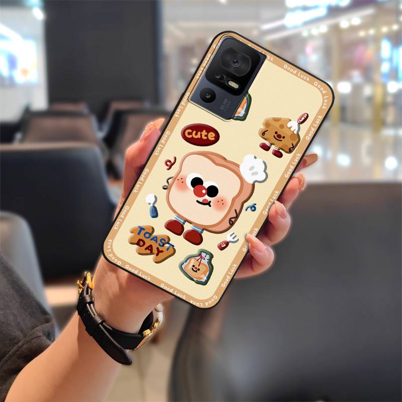 Silicone Full Wrap Phone Case For TCL 40SE/T610K Soft Case Anti-dust Anti-knock Shockproof Back Cover Cute Waterproof