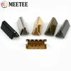 10/30Pcs Meetee Metal Clip Buckles Bag Strap End Stopper Clips Waistband Belt Lock Zipper Tail Buckle Sewing Accessories