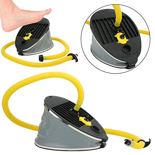 High-Pressure Inflatable Foot Pump, Portable Foot Pump, Inflatable Pump for Rubber Boats, Canoes, Kayaks, and Rough Roughs, 10L Toy Balloons