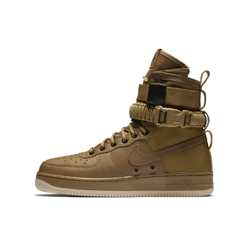 Nike SF Air Force 1 Golden Beige Women's Sneakers 857872-200