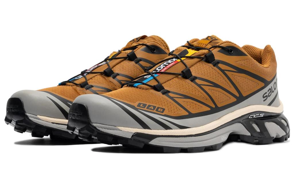 Men's Sneakers SALOMON XT 6 Mesh Abrasion Resistant Breathable Low top Casual Trail Running Training City