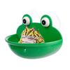 Reptile Feeder with Suction Cup Pet Landscaping Plastic Frog Tortoise Amphibian Rest Living Container Pet Supplies
