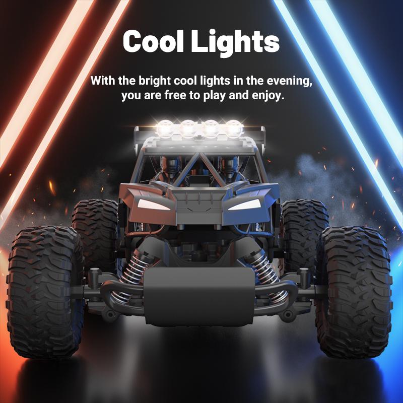 Children'S Remote-Controlled Car Drifting, High-Speed Off-Road Climbing, Big Foot Car, Alloy Racing Toy Gift