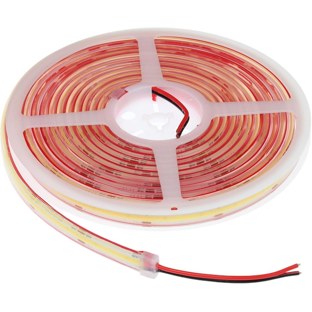Takenous Takemura Shokai LED Strip 5m 24V COB LED Strip Election Car Light, Waterproof, Strip, Car/Truck Parts, Light, (White)