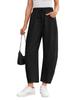 2025 European & American Women's Summer Sports Drawstring Nine-Point Sweatpants