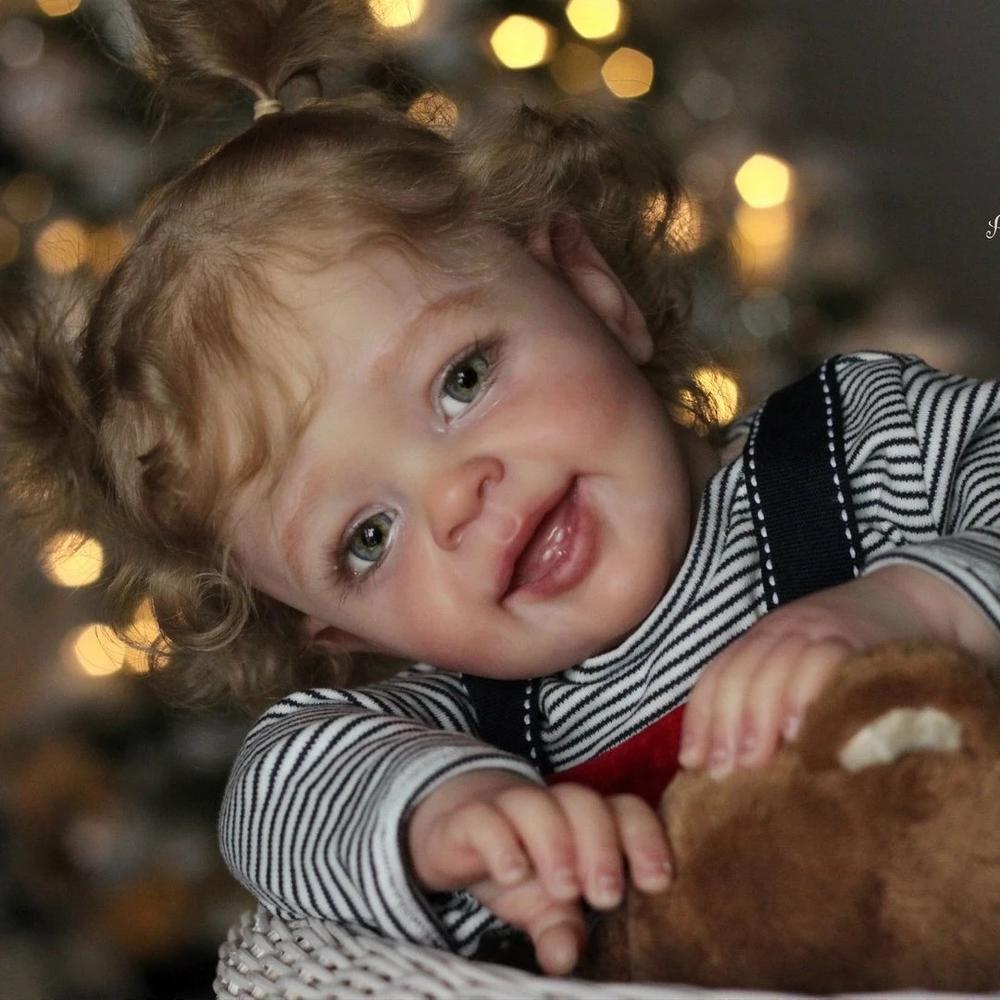 Buy Simulation Cute Doll Cute Baby Silicone Material Baby Rebirth Doll