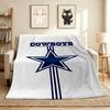 Cowboys Star Throw Blanket Flannel Blanket Soft Warm Sofa Bed Camping home Decor Unique Christmas Gift C10236