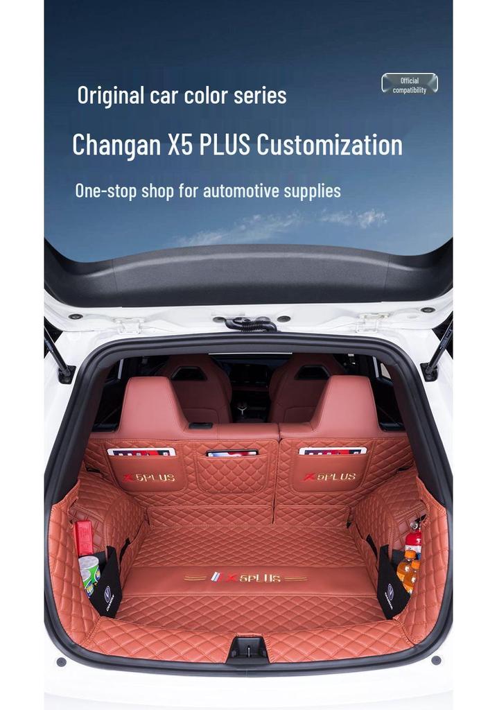 Compatible Trunk Mat for 26 Changan Second-Gen X5Plus Models - Custom Interior Tail Box Mat