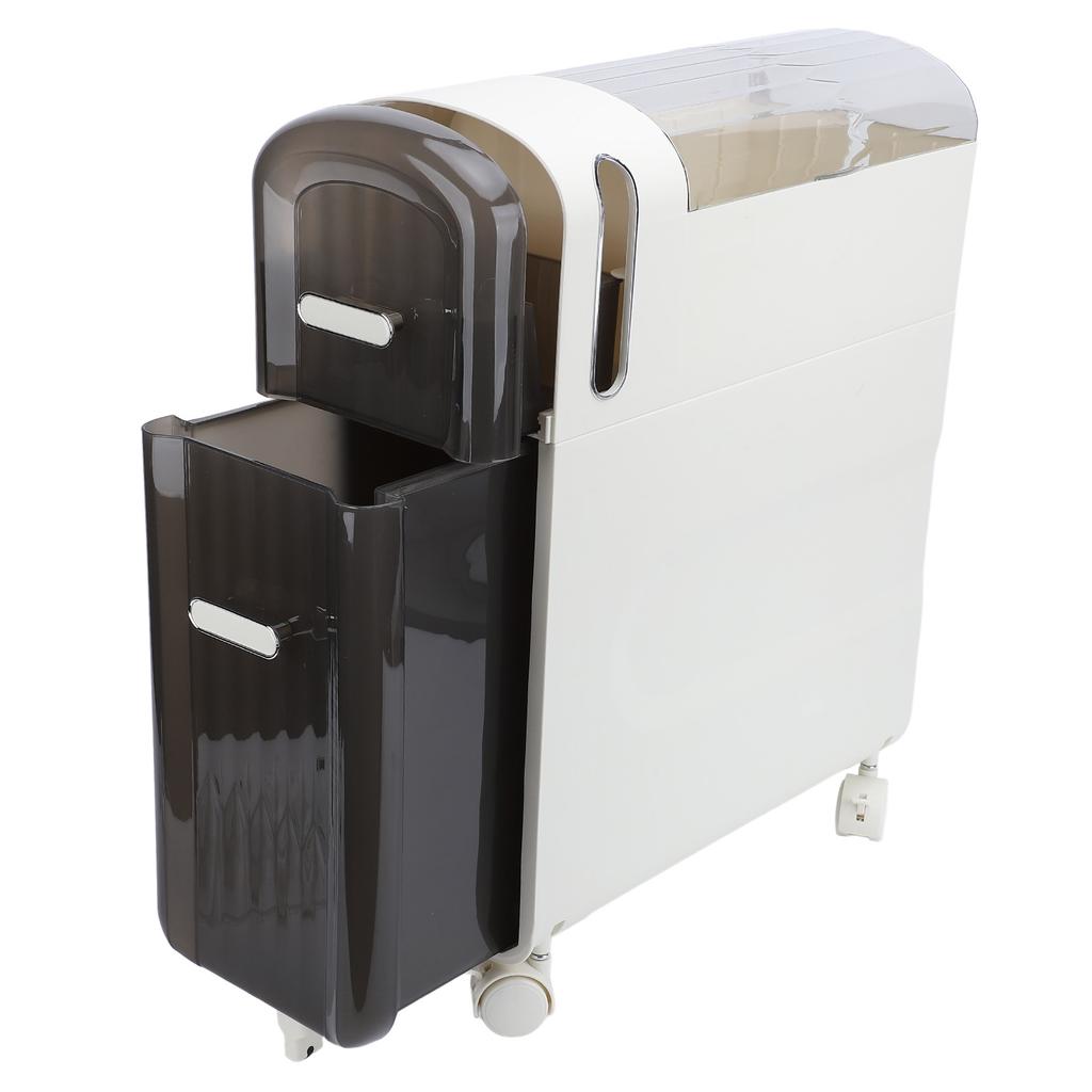 Narrow Storage Cabinet Multipurpose Modern Simple Design Drawer Type 2 Tier Slim Bathroom Storage Cabinet for Bathroom Kitchen