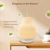 SOICARE Elegant Ceramic Diffuser for Essential Oils with Solid Wood Base,Stone Aromatherapy Essential Oil Diffusers for Home Office Room Decor Gift