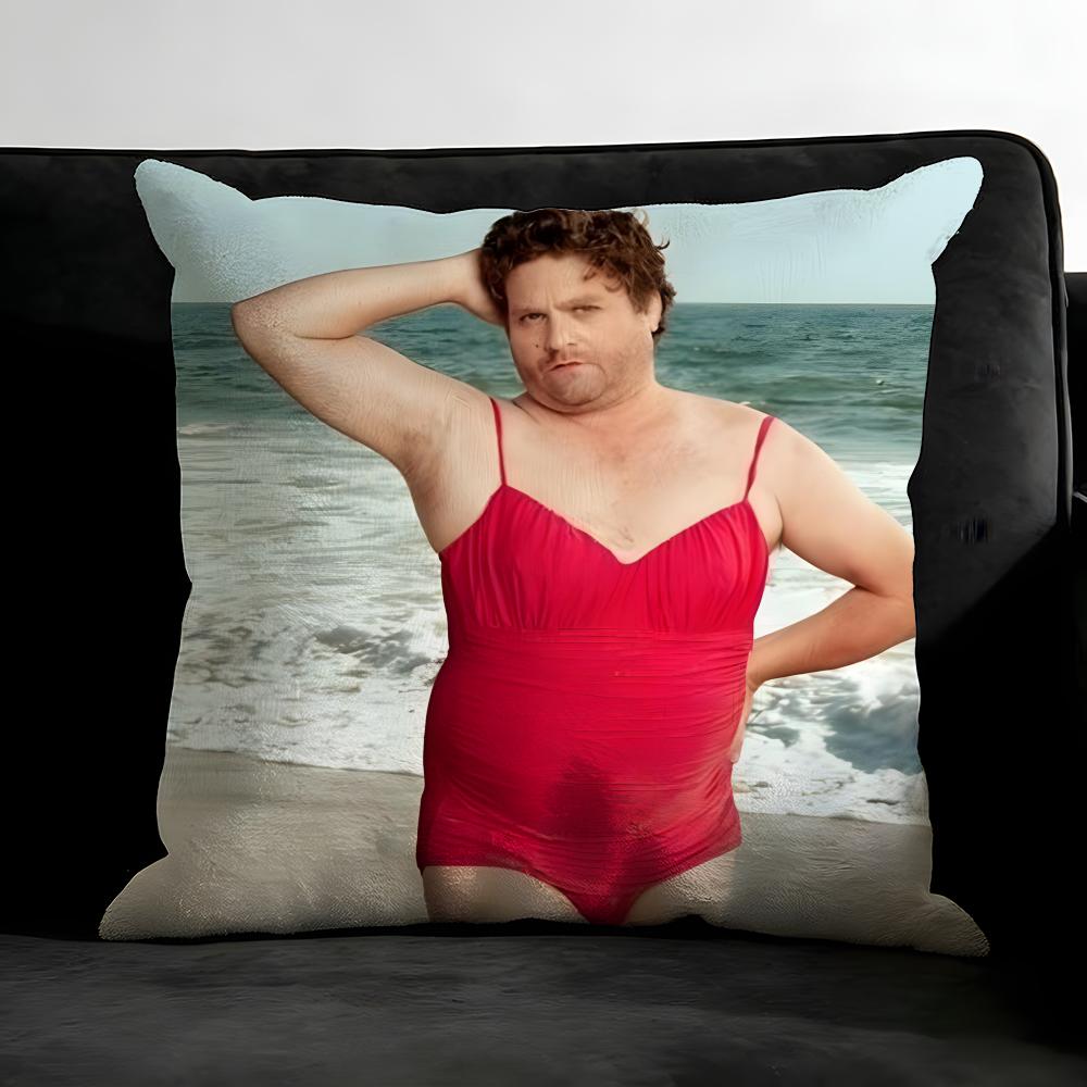 Ugly Man Funny Meme Cushion Cover Pillowcase Ultra Soft Skin Friendly Fabric Cloud Like Comfort & Concealed Zipper