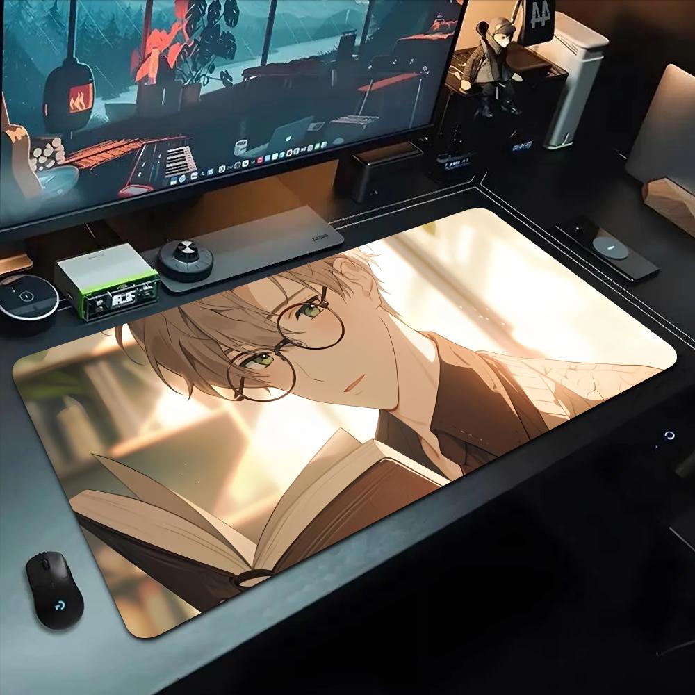 Anime glasses boy Mouse Pad 500X1000 mm Large Gaming Mousepad Gamer XL Rubber Otaku Keyboard Pad Laptop Desk Mat