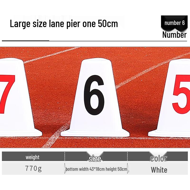 Triangular ABS Athletics Lane Marker