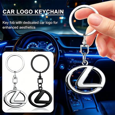 1 vnt. 3D metalinis automobilio ženklelio raktų pakabukas Cinko lydinio raktų pakabukai Automobilio priedai CT ES LS GS IS HS LF-30 NX RX UX GX LX LM LC RC RCF SC LFA LF-C2 LF-FC