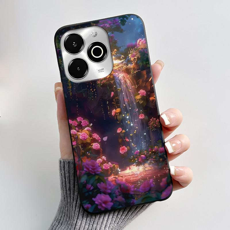 Phone Case For Umidigi G100X / G9X Case Luxury Cute Love Heart Rabbit Cartoon Funny Cover Black Soft Silicone Protective Casing