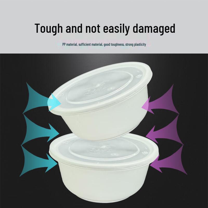 Disposable 999ml Round Plastic Bowls (600 Count)
