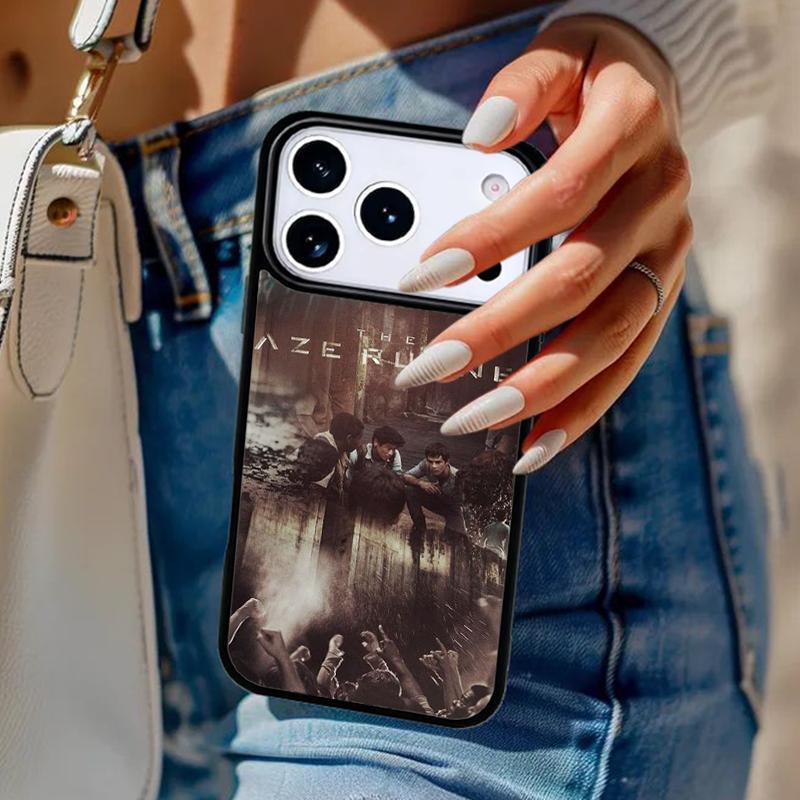 Coque de téléphone Maze Runner S Pour iPhone 17 Air 14 15 13 12 Max Coque Pour Apple 16e 11 Pro Max Plus Coque