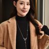 A Two-Wear Personalized Butterfly Pull-Out Long Adjustment Necklace Femininity Personalized Sweater Chain