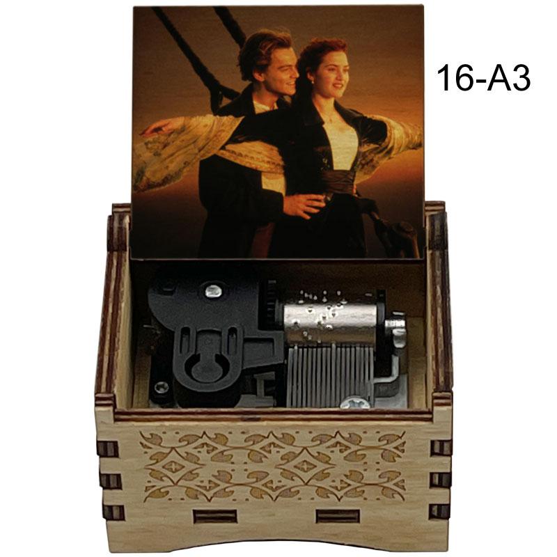 Titanic Classic Love Romantic Movie My Heart Will Go On Wooden Music Box 18 Note Melody Couple Girlfriend Anniversary Gift 3