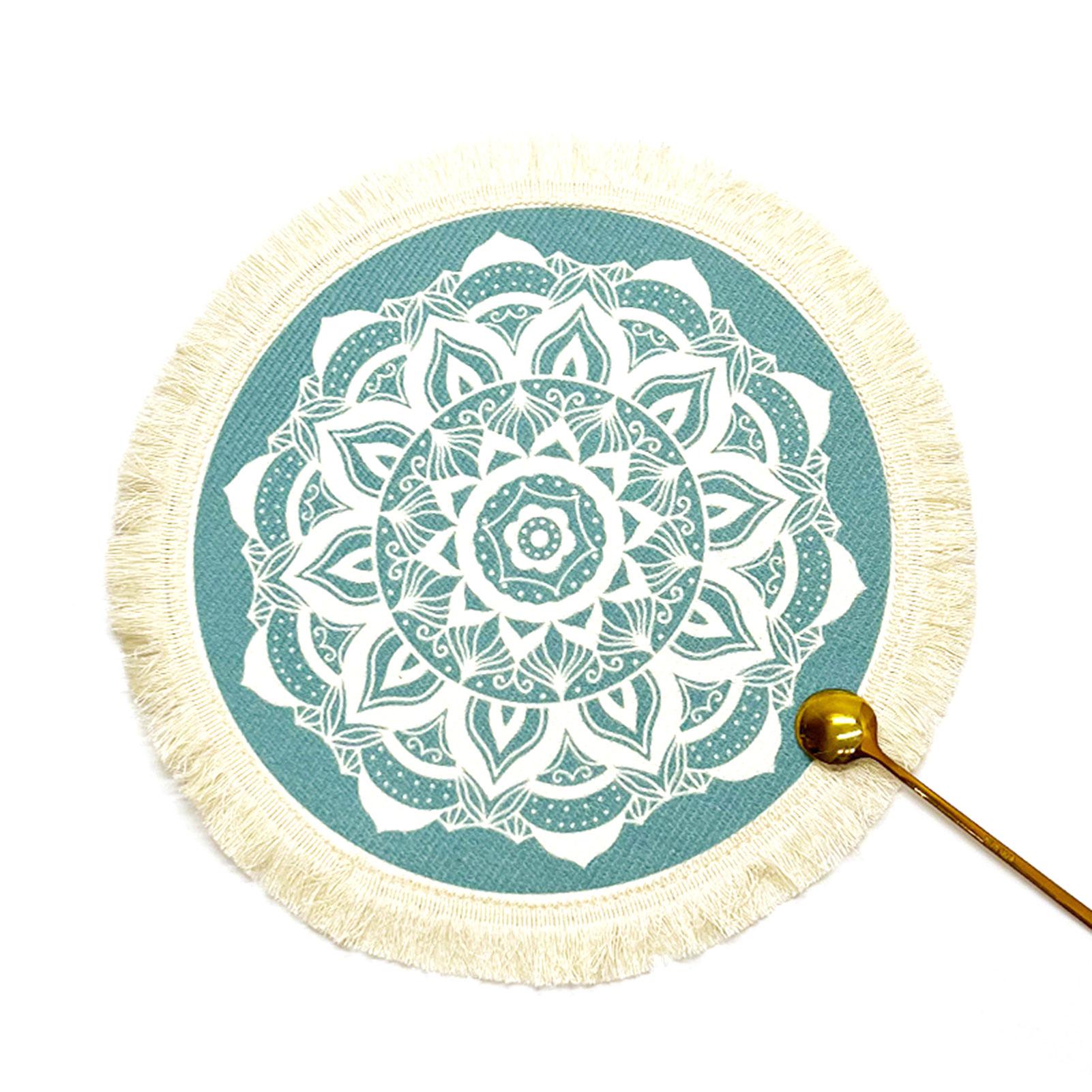 

Декоративный коврик для дома, моющийся, хлопковый, подставка под чайник, для ресторана